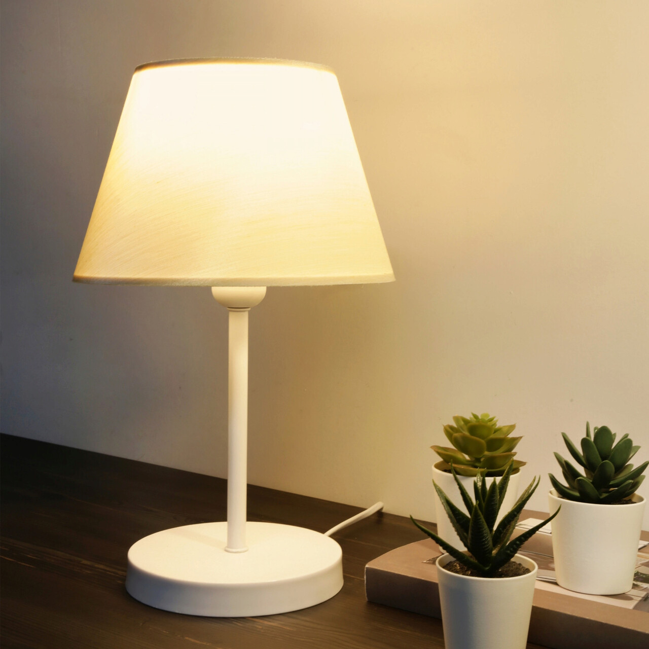 Lampa de masa, Opviq, 780SGN2546, Crem - imagine 5